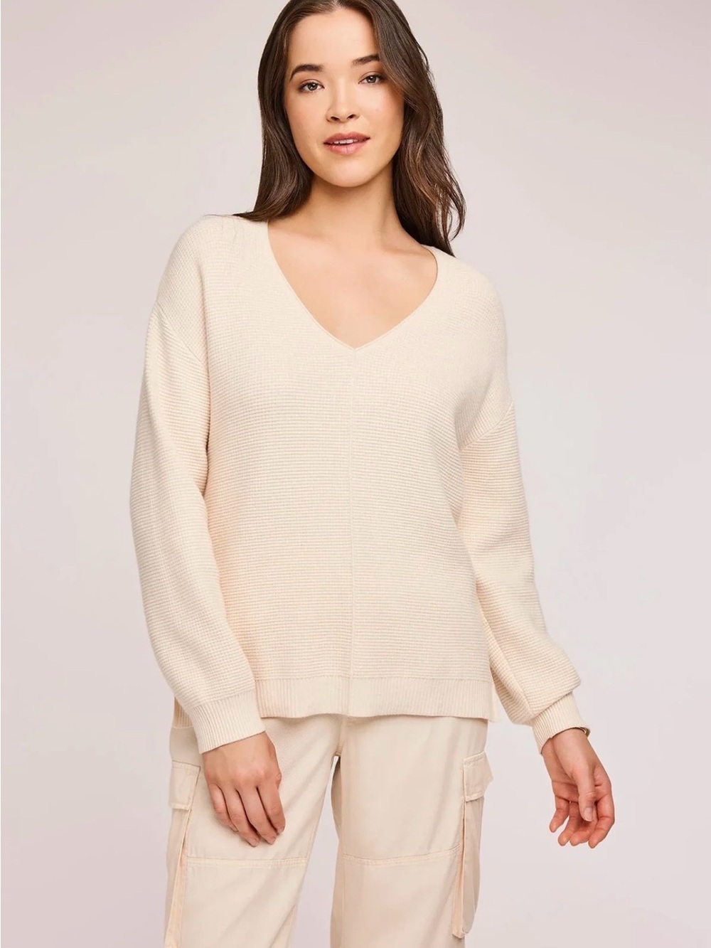 NWT Gentle Fawn Lisbon Knit Sweater Cream Small